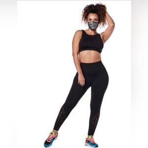 Zumba Grey Sparkling Face Cover